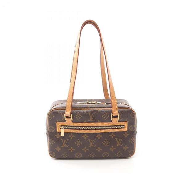 LOUIS VUITTON Brown Monogram Leather Shoulder Bag - Picture 1 of 11